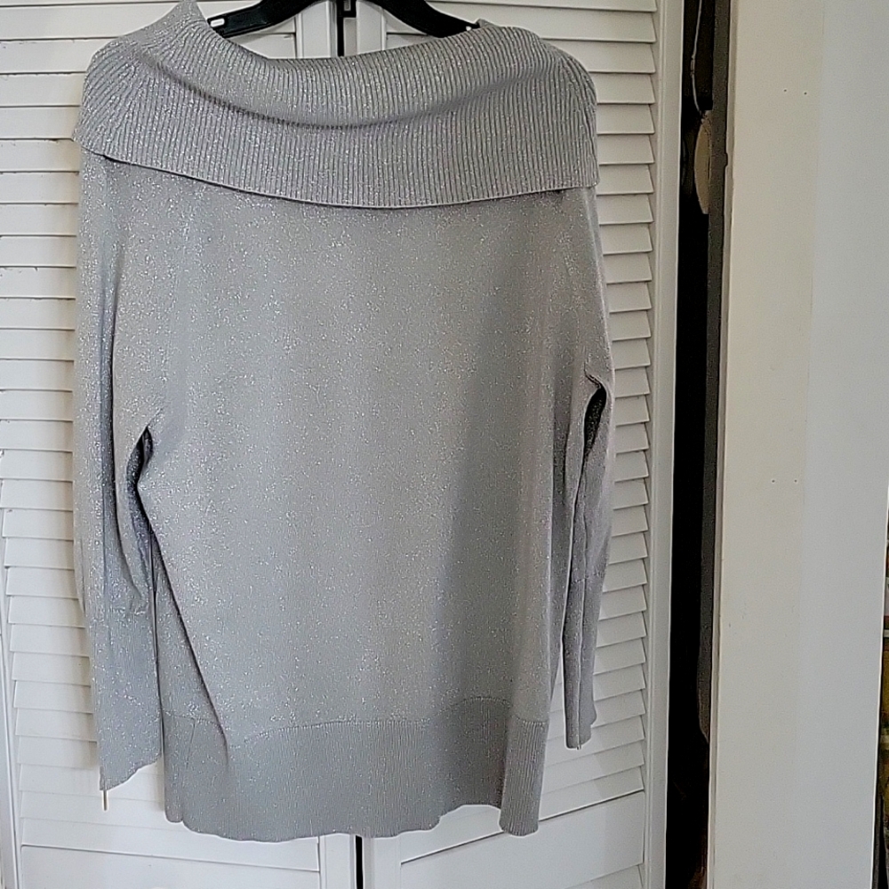 Thalia sodi metallic sweater size xl